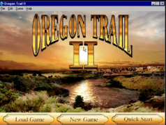 The Oregon Trail II Title Screen